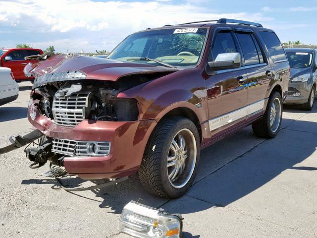 5LMJJ2J57AEJ04926 - 2010 LINCOLN NAVIGATOR წითელი ფოტო 2