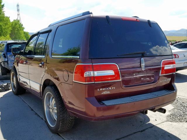 5LMJJ2J57AEJ04926 - 2010 LINCOLN NAVIGATOR წითელი ფოტო 3