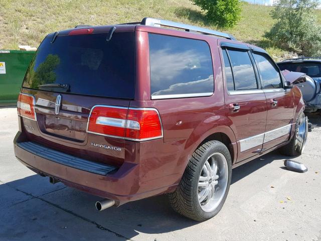 5LMJJ2J57AEJ04926 - 2010 LINCOLN NAVIGATOR წითელი ფოტო 4