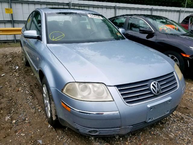 WVWPD63B02P438112 - 2002 VOLKSWAGEN PASSAT GLS BLUE photo 1