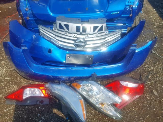 3N1CE2CP9FL435262 - 2015 NISSAN VERSA NOTE BLUE photo 9