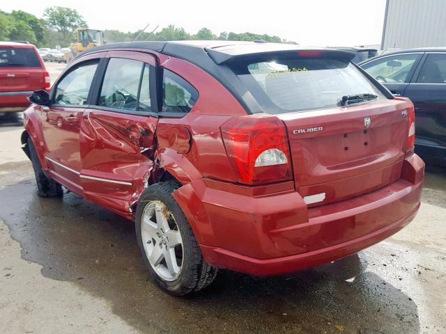 1B3HB78K28D713435 - 2008 DODGE CALIBER R/ RED photo 3