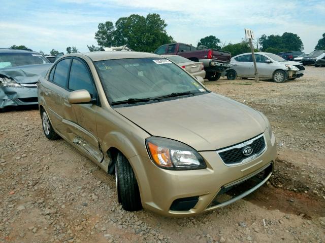 KNADH4A37A6598609 - 2010 KIA RIO LX GOLD photo 1