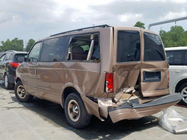 1GNDM19W11B154135 - 2001 CHEVROLET ASTRO TAN photo 3