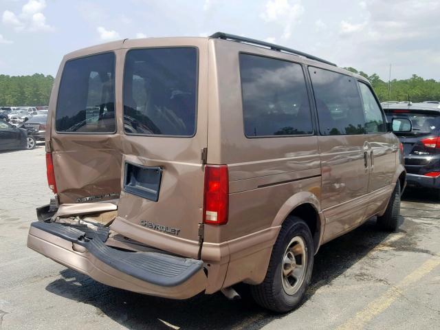 1GNDM19W11B154135 - 2001 CHEVROLET ASTRO TAN photo 4