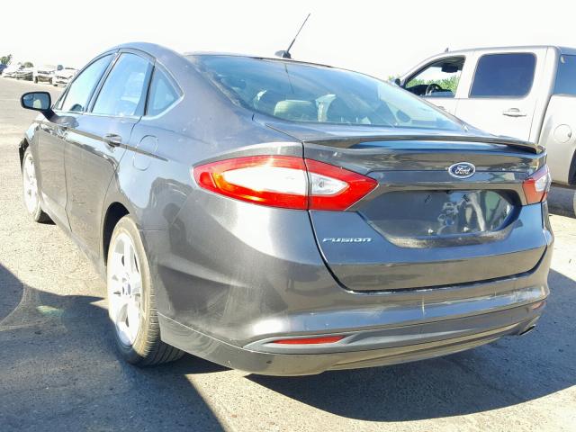 3FA6P0G78GR315590 - 2016 FORD FUSION S CHARCOAL photo 3