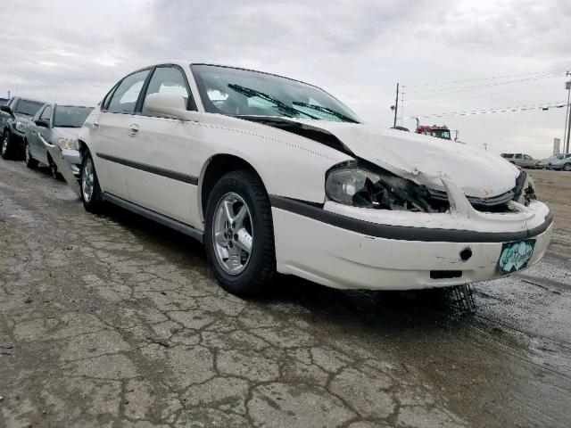 2G1WF52E919263635 - 2001 CHEVROLET IMPALA WHITE photo 1