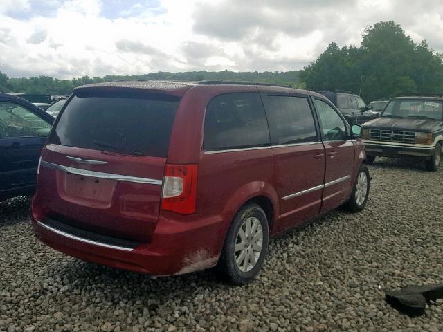 2C4RC1BGXCR245123 - 2012 CHRYSLER TOWN & COU MAROON photo 4