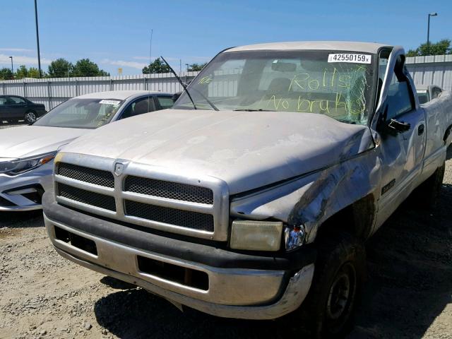 3B7KF26C52M234350 - 2002 DODGE RAM 2500 SILVER photo 2