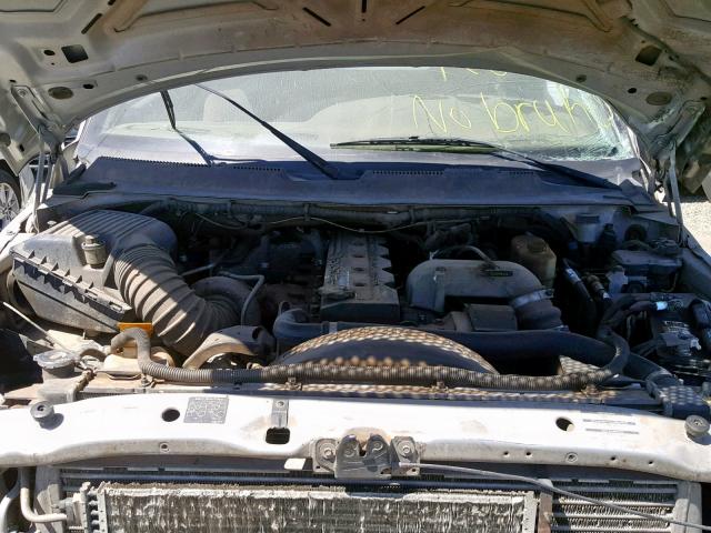 3B7KF26C52M234350 - 2002 DODGE RAM 2500 SILVER photo 7