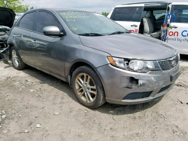 KNAFU4A24C5469764 - 2012 KIA FORTE EX GRAY photo 1