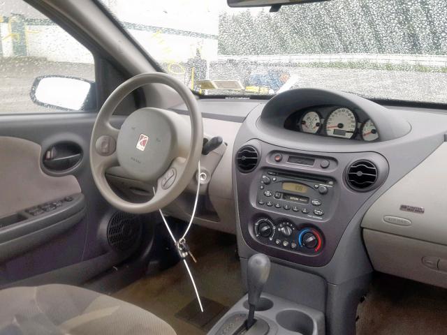 1G8AL52F13Z127635 - 2003 SATURN ION LEVEL SILVER photo 9
