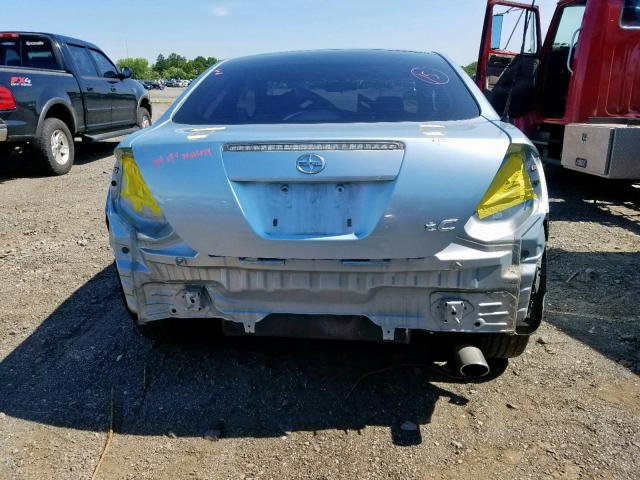 JTKDE177160098579 - 2006 TOYOTA SCION TC BLUE photo 9