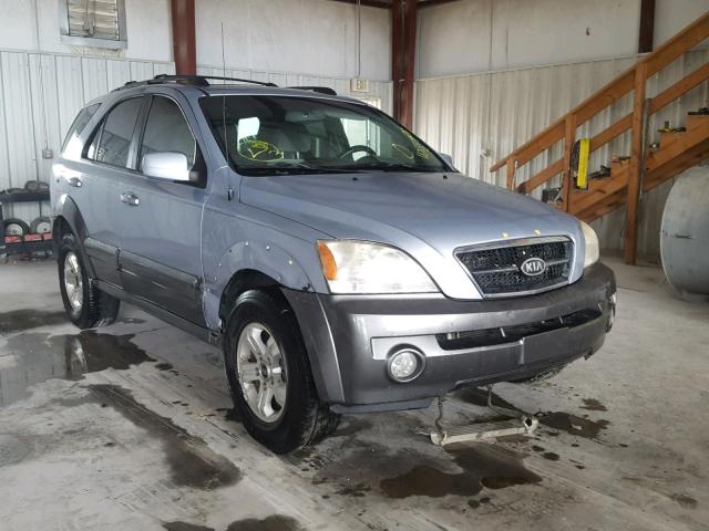 KNDJD733255374658 - 2005 KIA SORENTO EX BLUE photo 1