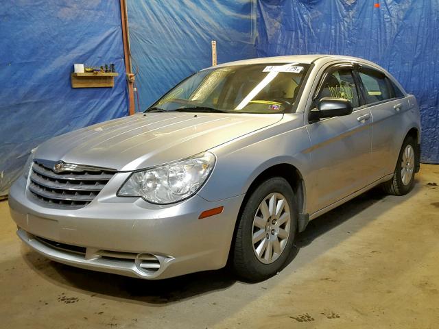 1C3LC46J48N197723 - 2008 CHRYSLER SEBRING LX SILVER photo 2