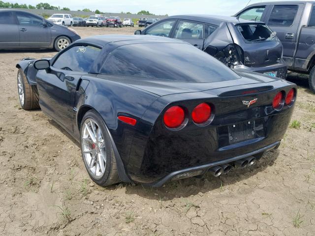 1G1YL2DEXB5104067 - 2011 CHEVROLET CORVETTE Z BLACK photo 3