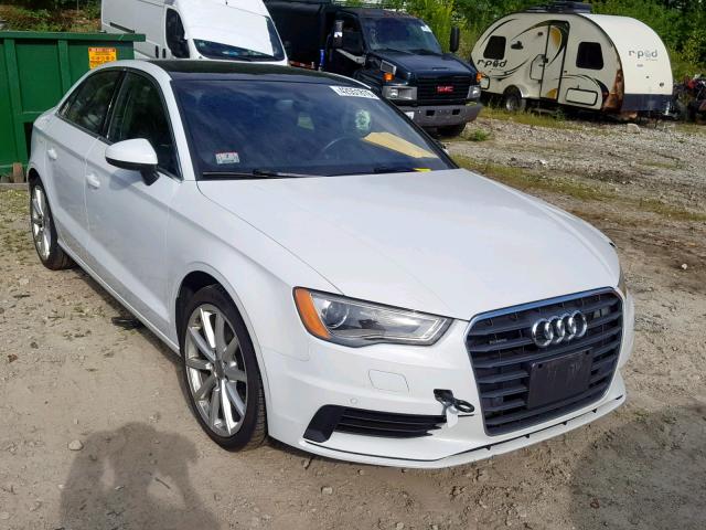 WAUEFGFFXF1112281 - 2015 AUDI A3 PREMIUM WHITE photo 1