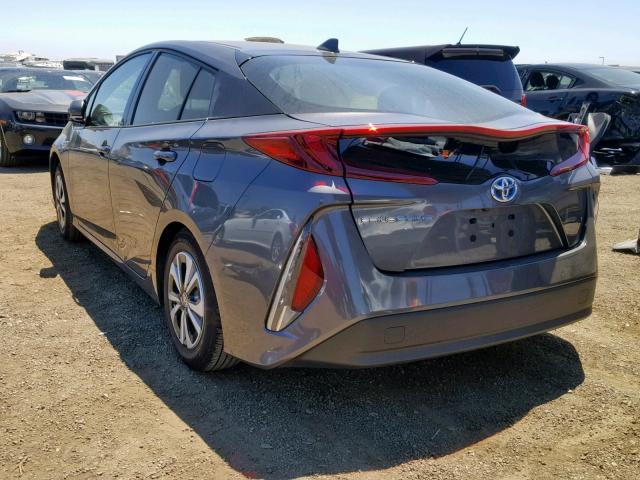 JTDKARFP8J3091050 - 2018 TOYOTA PRIUS PRIM 石墨色 照片 3