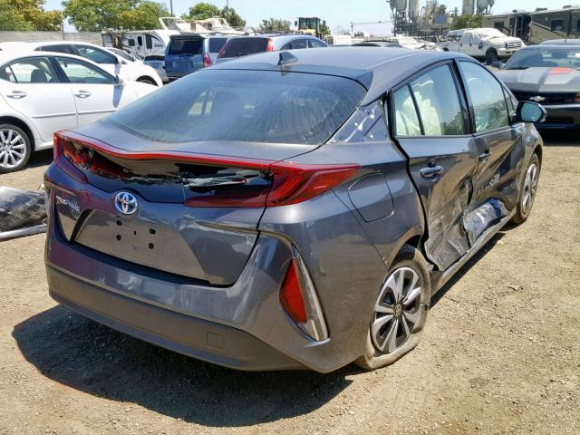 JTDKARFP8J3091050 - 2018 TOYOTA PRIUS PRIM 石墨色 照片 4