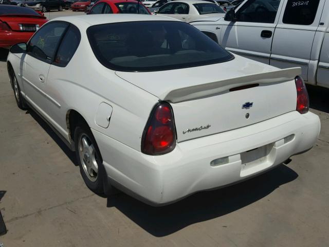 2G1WW12E639303326 - 2003 CHEVROLET MONTE CARL 白色 照片 3