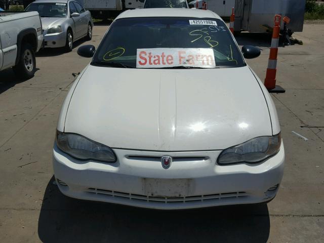 2G1WW12E639303326 - 2003 CHEVROLET MONTE CARL 白色 照片 9