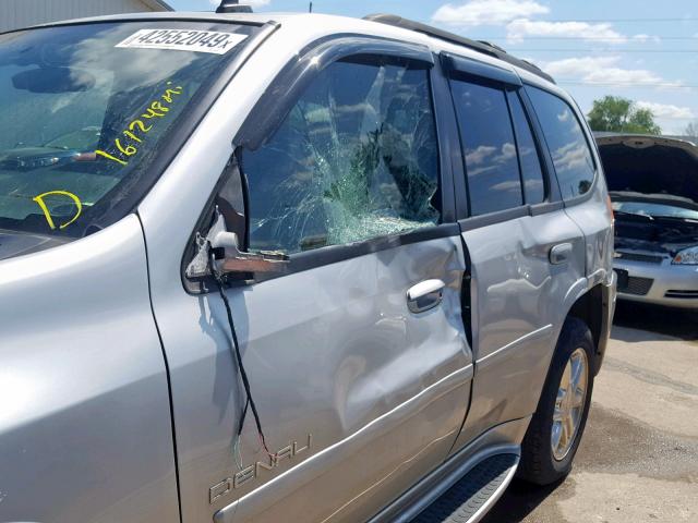 1GKET63M082140276 - 2008 GMC ENVOY DENA SILVER photo 10