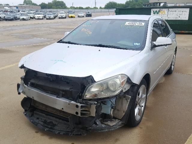 1G1ZC5EB6A4145715 - 2010 CHEVROLET MALIBU 1LT 银色 照片 2