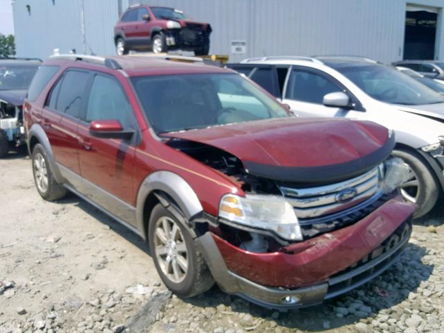 1FMDK02W28GA24487 - 2008 FORD TAURUS X S MAROON photo 1