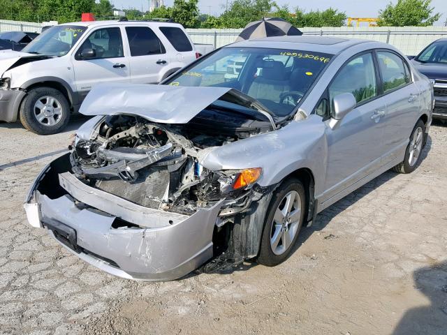 1HGFA16828L027464 - 2008 HONDA CIVIC EXL Gümüş foto 2