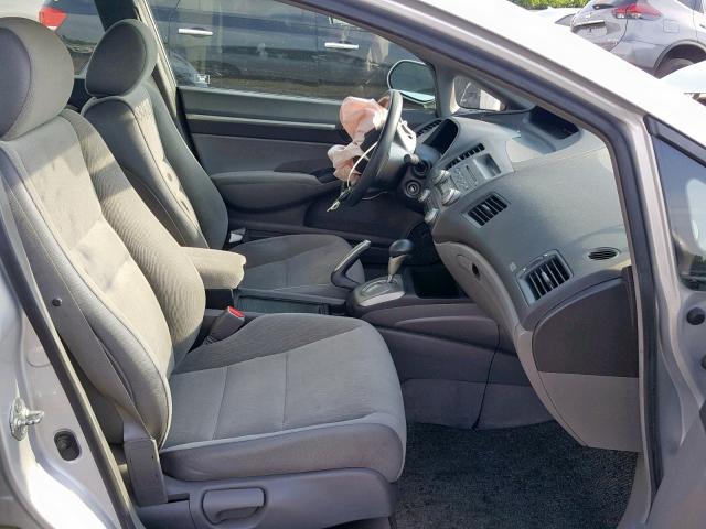 1HGFA16828L027464 - 2008 HONDA CIVIC EXL Gümüş foto 5