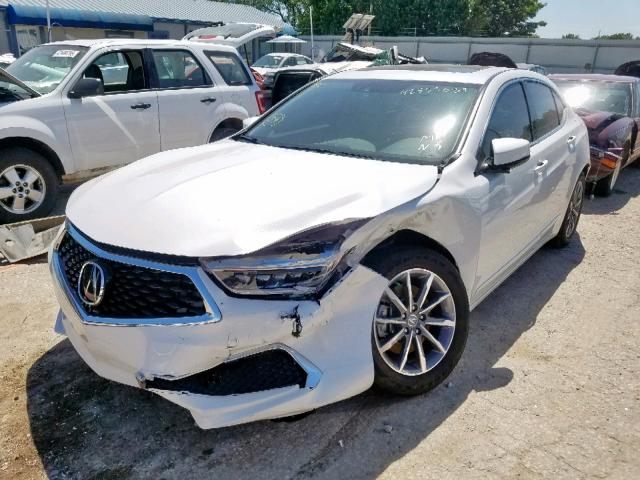 19UUB1F52KA006384 - 2019 ACURA TLX WHITE photo 2