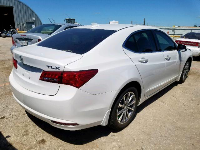 19UUB1F52KA006384 - 2019 ACURA TLX WHITE photo 4