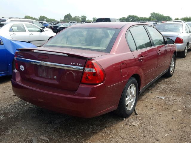 1G1ZT54865F136206 - 2005 CHEVROLET MALIBU LS 栗色 照片 4