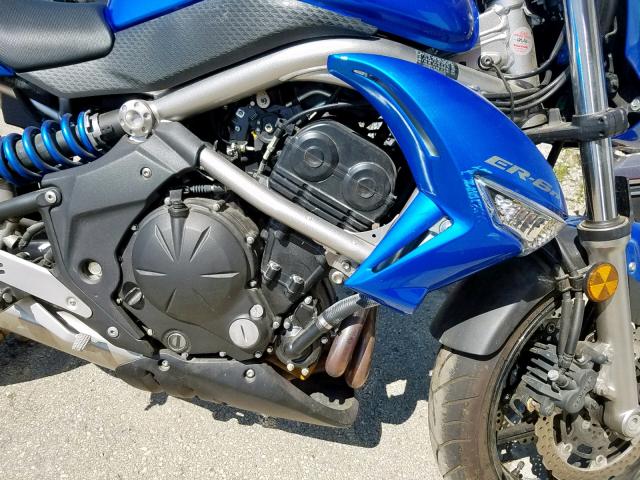 JKAEREC1X9DA35578 - 2009 KAWASAKI ER650 C BLUE photo 7