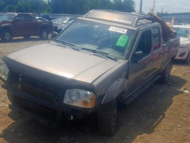 1N6ED29Y24C437580 - 2004 NISSAN FRONTIER C BEIGE photo 2