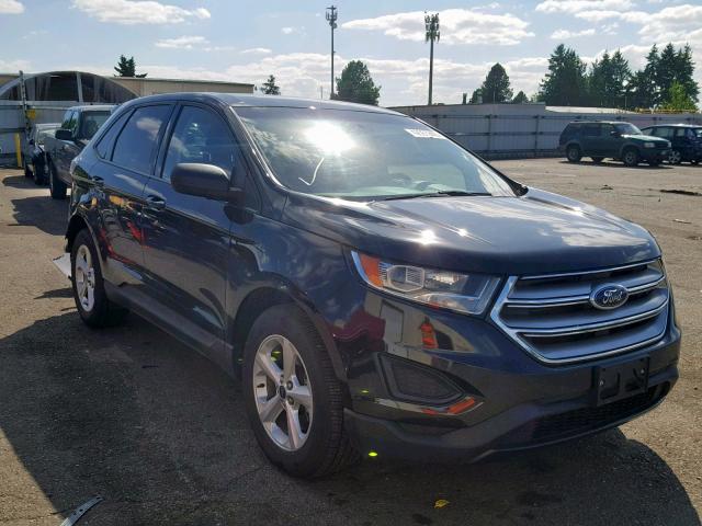 2FMTK4G86FBB39644 - 2015 FORD EDGE SE BLACK photo 1