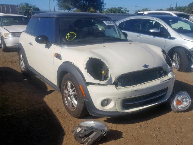 WMWSU3C57DT681703 - 2013 MINI COOPER WHITE photo 1