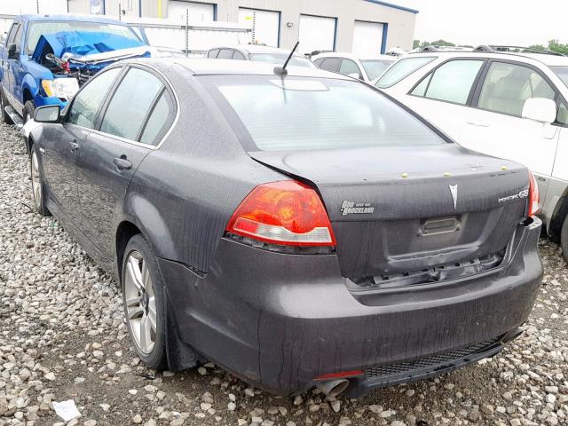 6G2ER57738L119920 - 2008 PONTIAC G8 GRAY photo 3