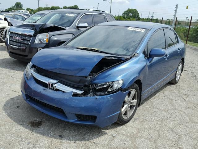 19XFA1F61BE037741 - 2011 HONDA CIVIC LX-S Mavi foto 2