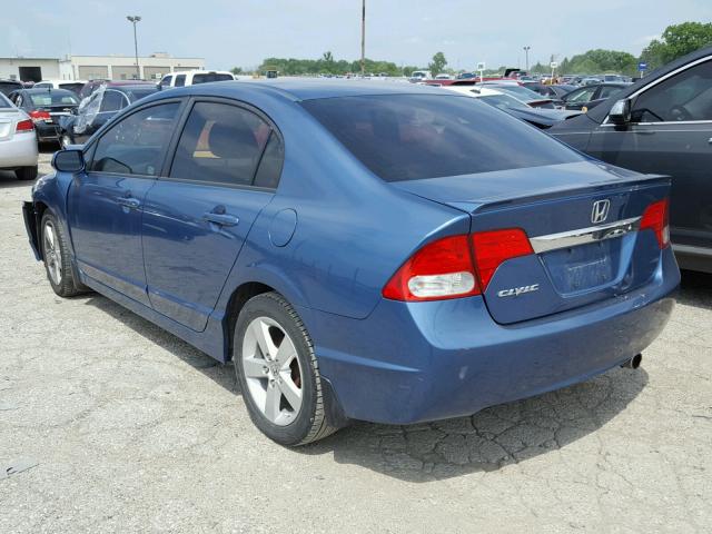19XFA1F61BE037741 - 2011 HONDA CIVIC LX-S Mavi foto 3