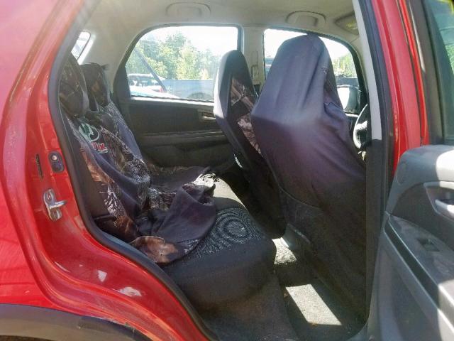 JS2YB417396200709 - 2009 SUZUKI SX4 TOURIN RED photo 6