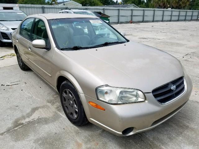 JN1CA31D61T623820 - 2001 NISSAN MAXIMA GXE TAN photo 1