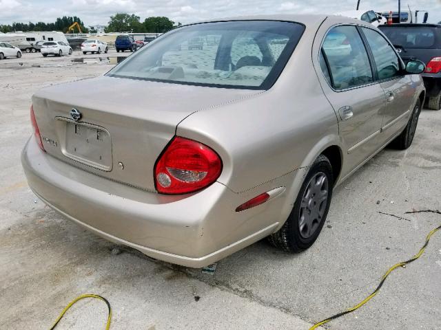 JN1CA31D61T623820 - 2001 NISSAN MAXIMA GXE TAN photo 4