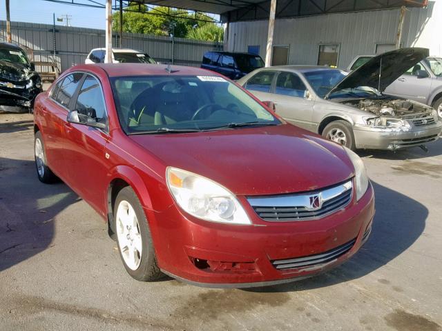 1G8ZS57B99F188432 - 2009 SATURN AURA XE RED photo 1