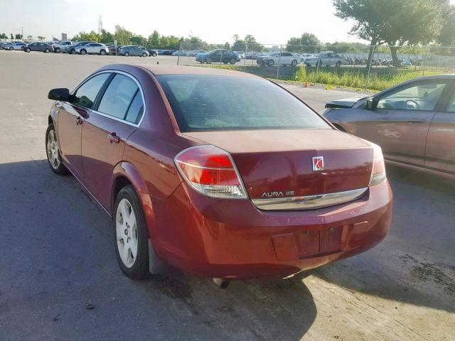 1G8ZS57B99F188432 - 2009 SATURN AURA XE RED photo 3