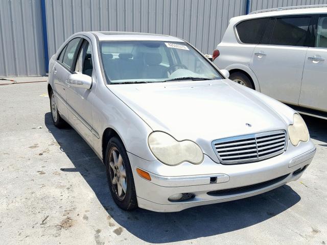 WDBRF61J53A446643 - 2003 MERCEDES-BENZ C 240 SILVER photo 1