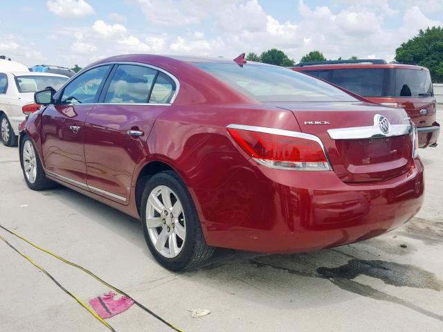 1G4GC5ED3BF280488 - 2011 BUICK LACROSSE C RED photo 3