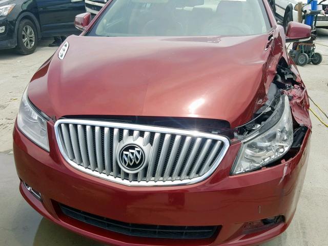 1G4GC5ED3BF280488 - 2011 BUICK LACROSSE C RED photo 7