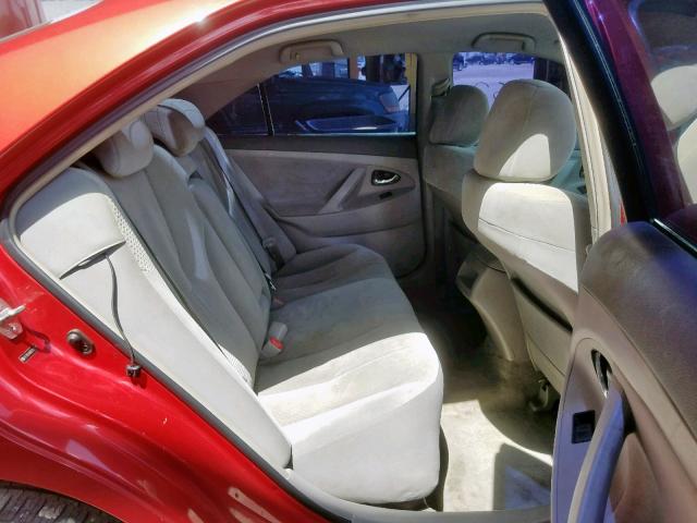 4T1BE46K97U141917 - 2007 TOYOTA CAMRY NEW RED photo 6