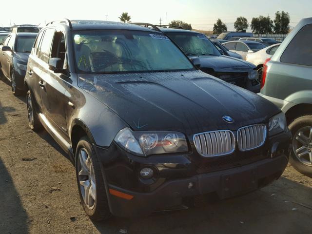 WBXPC93479WJ26653 - 2009 BMW X3 XDRIVE3 BLACK photo 1